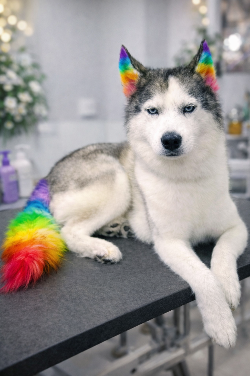 Husky grooming tuns catei Otopeni