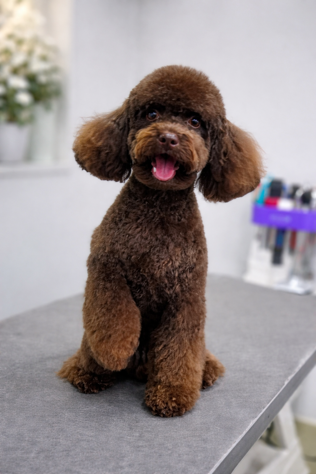 Catelus Dupa Baie frizerie canina